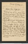 Nachlass Franz Steindachner, Brief von Haberer an Franz Steindachner (20.03.1907), Inv.Nr. 193.10, Seite 1